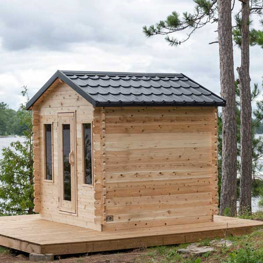 Canadian Timber Georgian Cabin Sauna – Electric