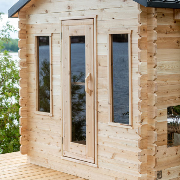 Georgian Cabin Sauna – Wood-Burning