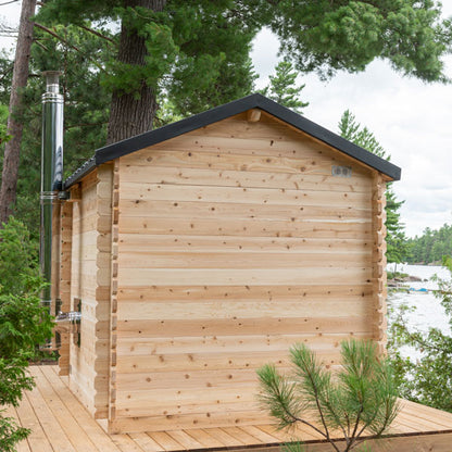 Georgian Cabin Sauna – Wood-Burning