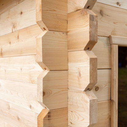 Georgian Cabin Sauna – Wood-Burning