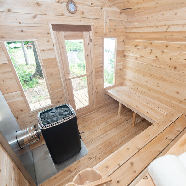 Georgian Cabin Sauna – Wood-Burning