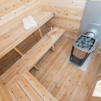 Georgian Cabin Sauna – Wood-Burning