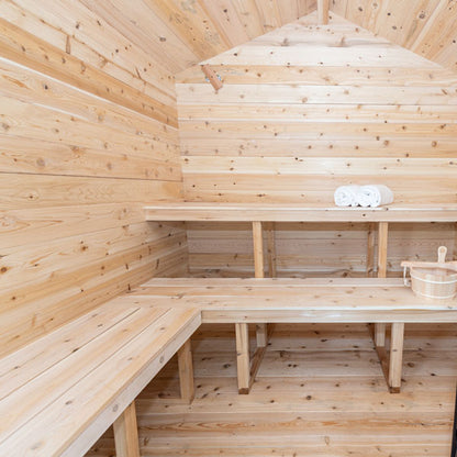 Georgian Cabin Sauna – Wood-Burning