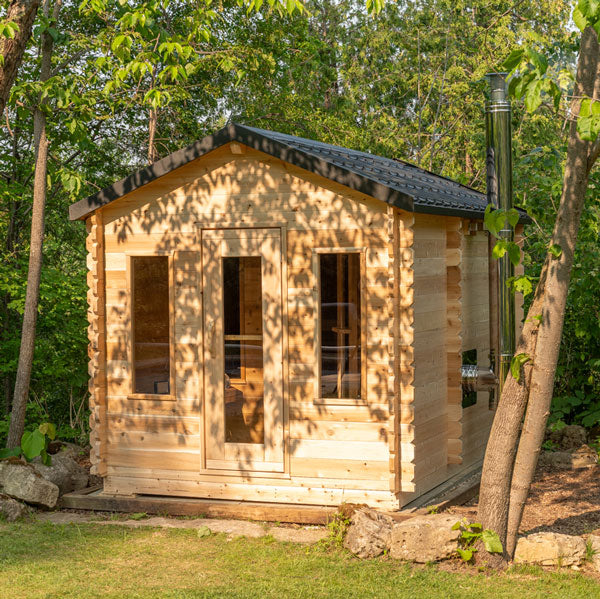 Georgian Cabin Sauna with Changeroom - Wood-Burning