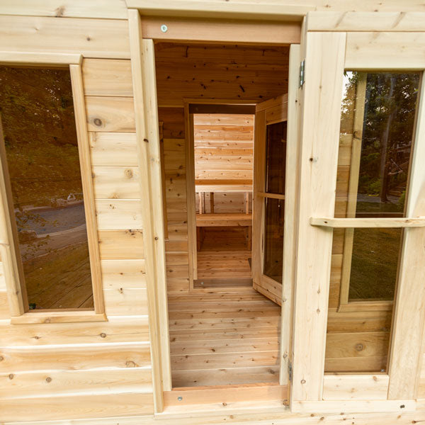 Georgian Cabin Sauna with Changeroom - Wood-Burning