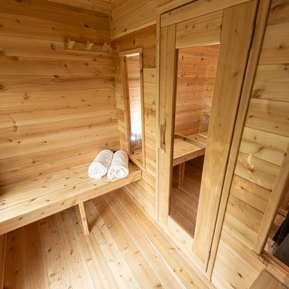 Georgian Cabin Sauna with Changeroom - Wood-Burning