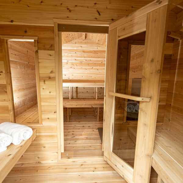 Georgian Cabin Sauna with Changeroom - Wood-Burning