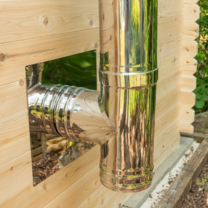 Georgian Cabin Sauna with Changeroom - Wood-Burning