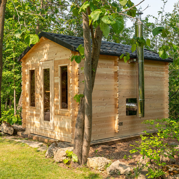 Georgian Cabin Sauna with Changeroom - Wood-Burning