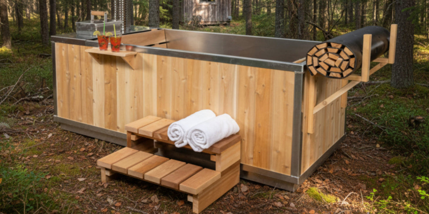 The Starlight Wood-Burning Hot Tub