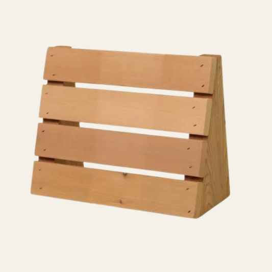 Ergonomic Cedar Sauna Headrest – Set of 2