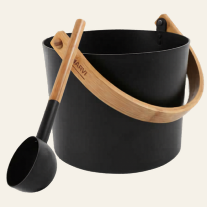 Narvi Black Sauna Bucket