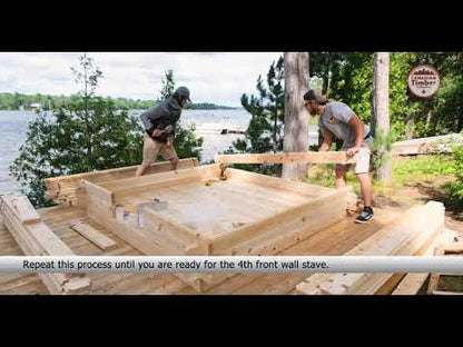 Georgian Cabin Sauna – Wood-Burning